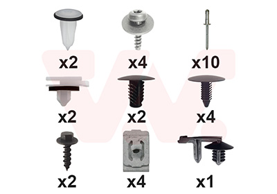 Van Wezel Montageset, bumper 1949793