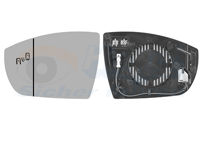 Van Wezel Buitenspiegelglas 1966835