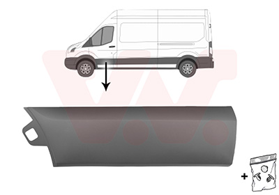 Van Wezel Sier- / beschermingspaneel, deur 1991403