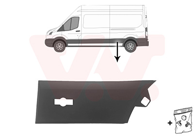 Van Wezel Sier- / beschermingspaneel, zijwand 1991427
