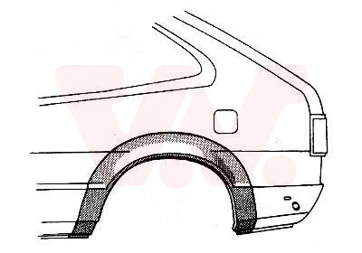 Van Wezel Spatbord 2505146