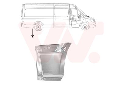 Van Wezel Spatbord 2973144
