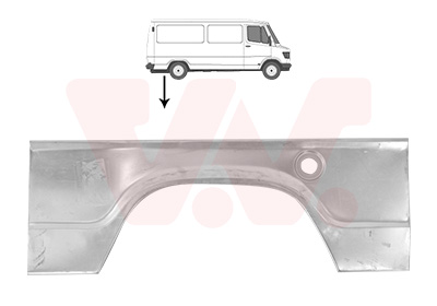 Van Wezel Spatbord 3070148