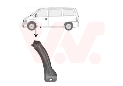 Van Wezel Spatbord 3078155