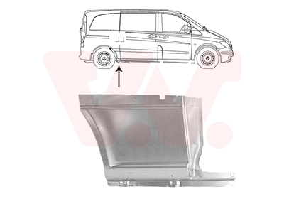 Van Wezel Spatbord 3081142