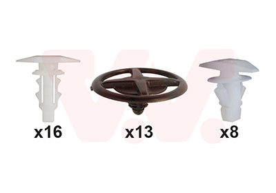 Van Wezel Montageset, motorkap 3388797