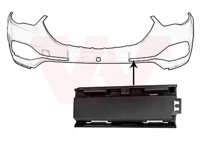 Van Wezel Sier- / beschermingspaneel, bumper 3729581
