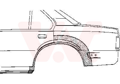 Van Wezel Spatbord 3760148