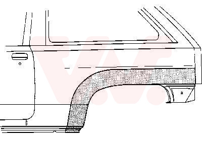 Van Wezel Spatbord 3770145