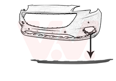 Van Wezel Voorbumper deel 3804581