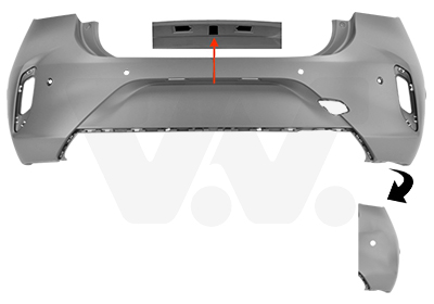 Van Wezel Bumper 3805549