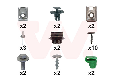 Van Wezel Montageset, bumper 3805793