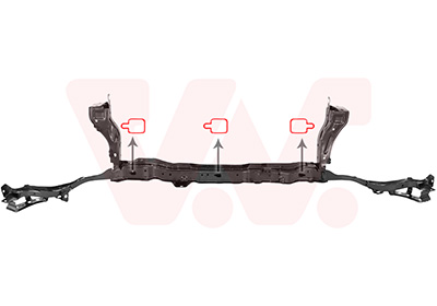 Van Wezel Bekleding voorpaneel 3815665