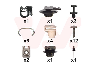 Van Wezel Montageset, bumper 4081794