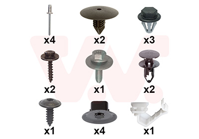 Van Wezel Montageset, achterscherm 4368796