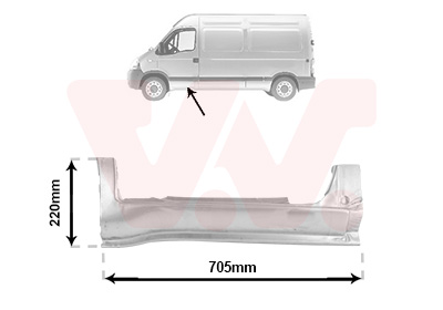 Van Wezel Spatbord 4391101