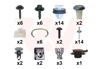 Van Wezel Montageset, bumper 4403793