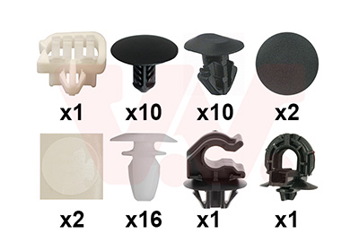 Van Wezel Montageset, motorkap 4403797