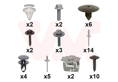 Van Wezel Montageset, bumper 4414794