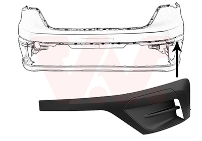 Van Wezel Sier- / beschermingspaneel, bumper 4423581