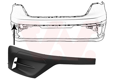 Van Wezel Sier- / beschermingspaneel, bumper 4423582