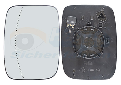 Van Wezel Spiegelglas, buitenspiegel 4423837