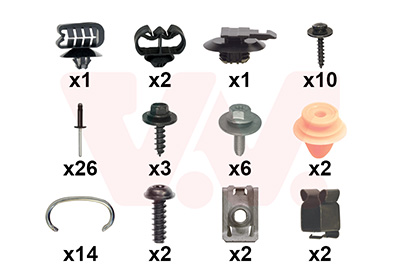 Van Wezel Montageset, bumper 4426794