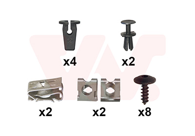 Van Wezel Montageset, bumper 4907793