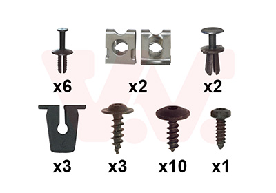 Van Wezel Montageset, bumper 4907794