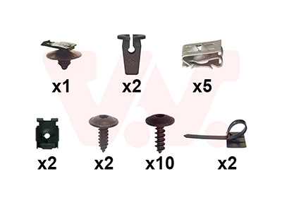 Van Wezel Montageset, bumper 4929793