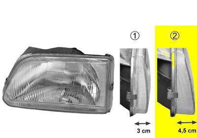 Van Wezel Koplamp 5322944