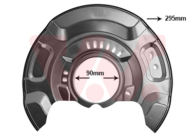Van Wezel Dekplaat, remschijf 5437372