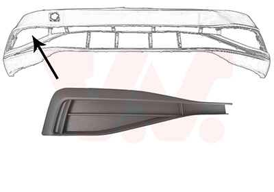 Van Wezel Ventilatiegrille, bumper 5749594