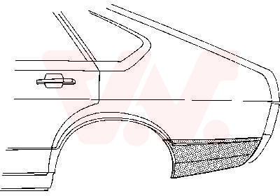 Van Wezel Spatbord 5807134