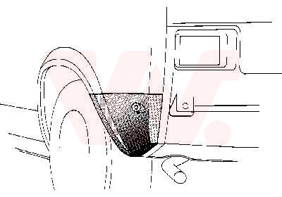 Van Wezel Spatbord 5810134