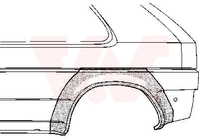 Van Wezel Spatbord 5812146