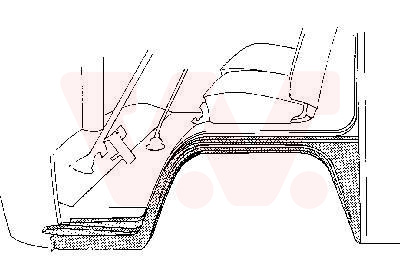 Van Wezel Spatbord 5852.57