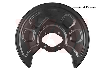 Van Wezel Dekplaat, remschijf 5867373