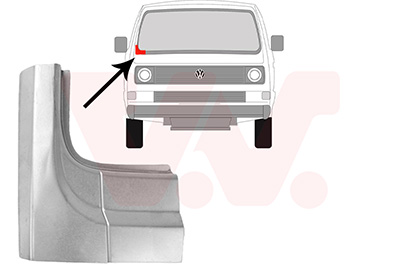 Van Wezel Voorruitframe 5870152