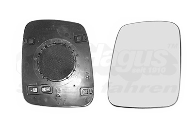 Van Wezel Buitenspiegelglas 5874836