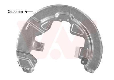 Van Wezel Dekplaat, remschijf 5922371