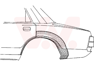 Van Wezel Spatbord 5944147