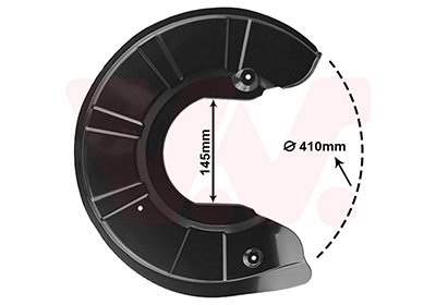 Van Wezel Dekplaat, remschijf 6903372
