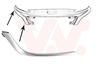 Van Wezel Sier- / beschermingspaneel, bumper 8150584