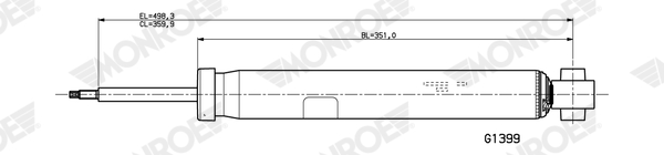 Monroe Schokdemper G1399