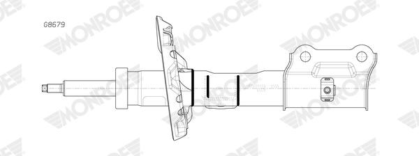 Monroe Schokdemper G8679