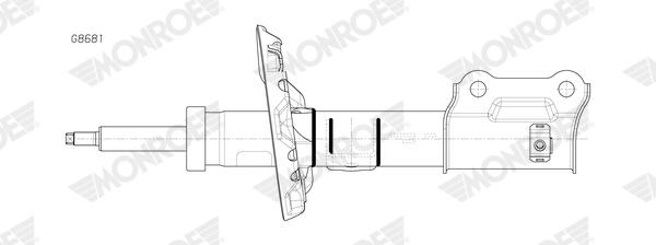 Monroe Schokdemper G8681