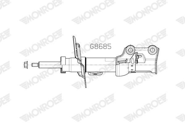 Monroe Schokdemper G8685