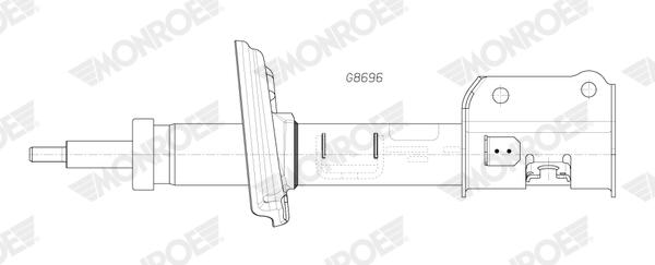 Monroe Schokdemper G8696