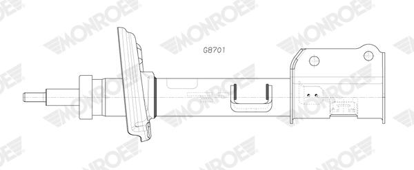 Monroe Schokdemper G8701